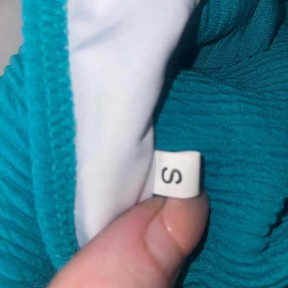 NWOT Women's Cupshe Bikini Set Size S Teal - Picture 7 of 9